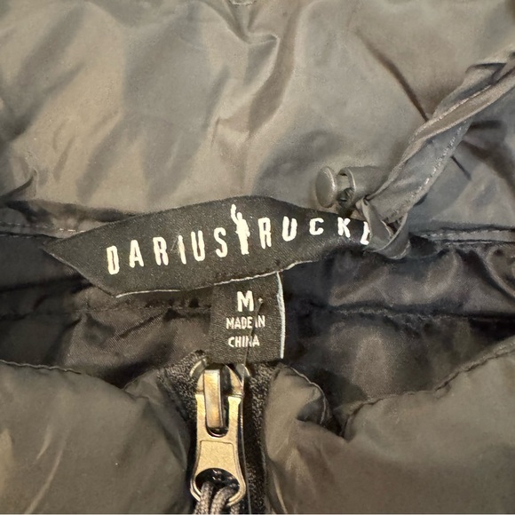 NFL Darius Rucker San Francisco 49ers Black Full Zip Packable Puffer Vest M New - Picture 5 of 11